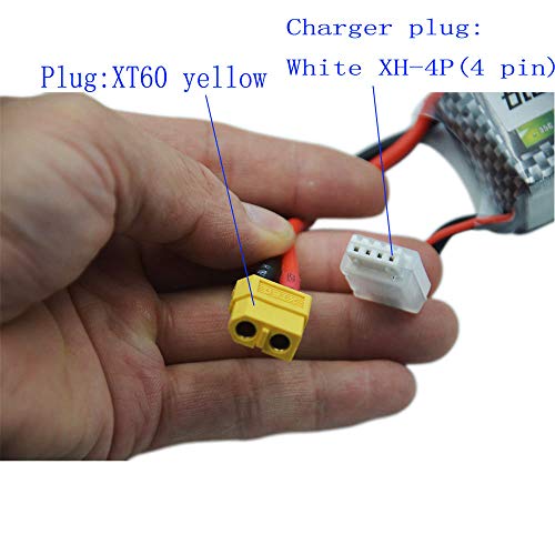 Blomiky 2-Pack Lipo Battery with Charger