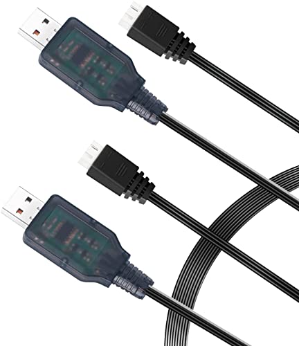 2-Pack Fast Charging LiPo Battery USB Charger