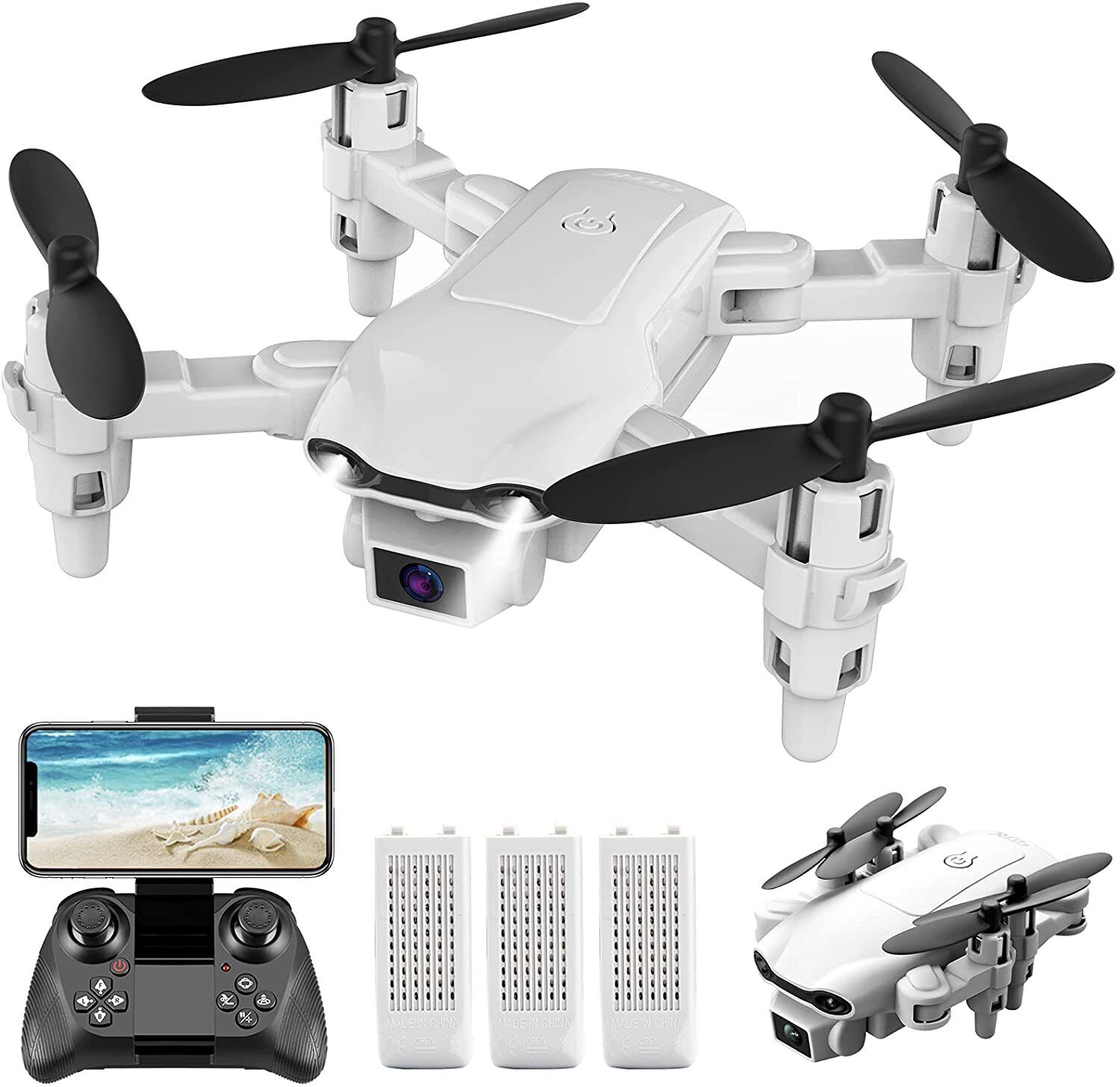 4DRC V9 RC Drone 4k HD Camera WIFI FPV Drone Dual Camera Foldable Quadcopter 