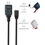 BGUAD 2-Pack 7.4V LiPo Battery Charger Cable