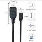 BGUAD 2-Pack 7.4V LiPo Battery Charger Cable