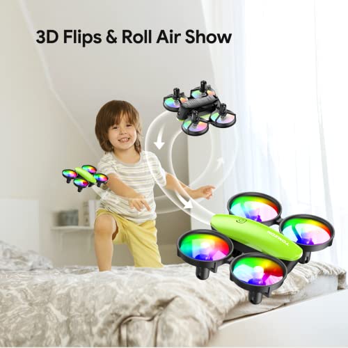 Tomzon Mini Drone for Kids with LED Lights