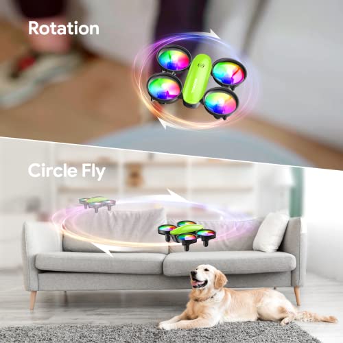 Tomzon Mini Drone for Kids with LED Lights
