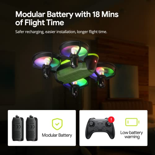 Tomzon Mini Drone for Kids with LED Lights