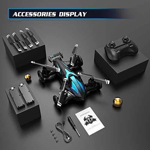 Dual Mode Quadcopter Drone and RC Car Toy