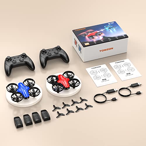 TOMZON A24 Kids Drone 2-Pack with Battle Mode