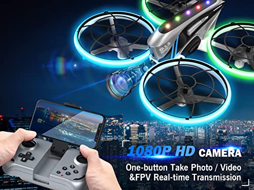 HASAKEE RC Quadcopter with HD Camera and LED Lights