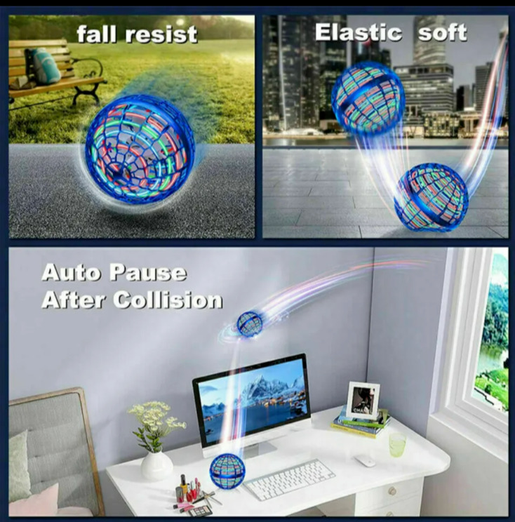 360° Flying Orb Mini Drone Ball Toy