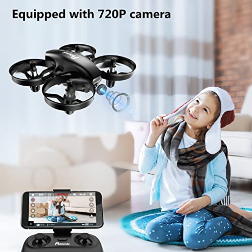 Potensic A20W Kids FPV Camera Drone - Black