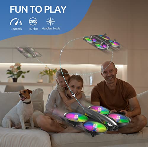 Sansisco A31 Kids Drone with Colorful LED Lights