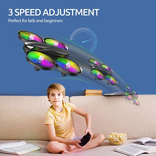 Sansisco A31 Kids Drone with Colorful LED Lights