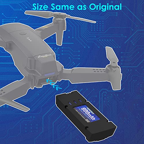 3-Pack URGENEX E58 Drone Battery Set