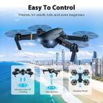 MOCVOO 1080P Foldable Drone with 2 Batteries