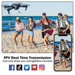 MOCVOO 1080P Foldable Drone with 2 Batteries
