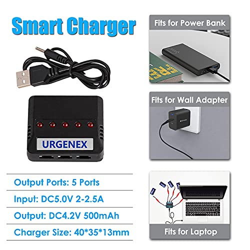 850mAh Lipo Battery with JST Plug and Charger