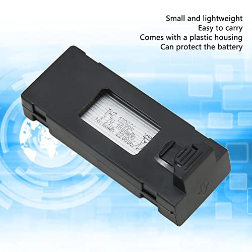 ASHATA Drone Battery, 3.7V 1800Mah (Black)