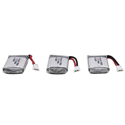 Blomiky 3.7V 300mAh Battery 3-Pack with MX2.0 Plug