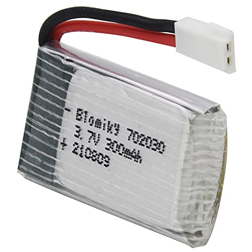 Blomiky 3.7V 300mAh Battery 3-Pack with MX2.0 Plug