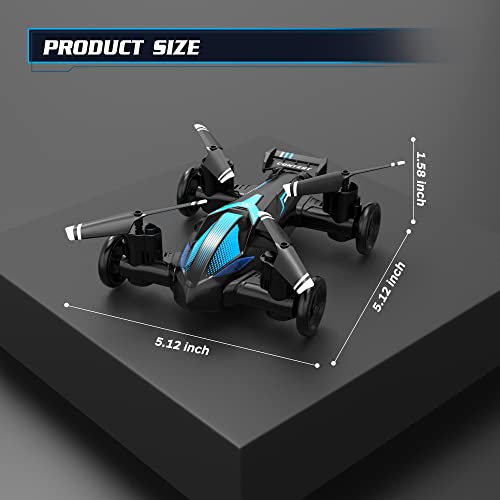 Dual Mode Quadcopter Drone and RC Car Toy