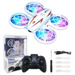 Febfoxs Mini Drone for Kids with LED Lights