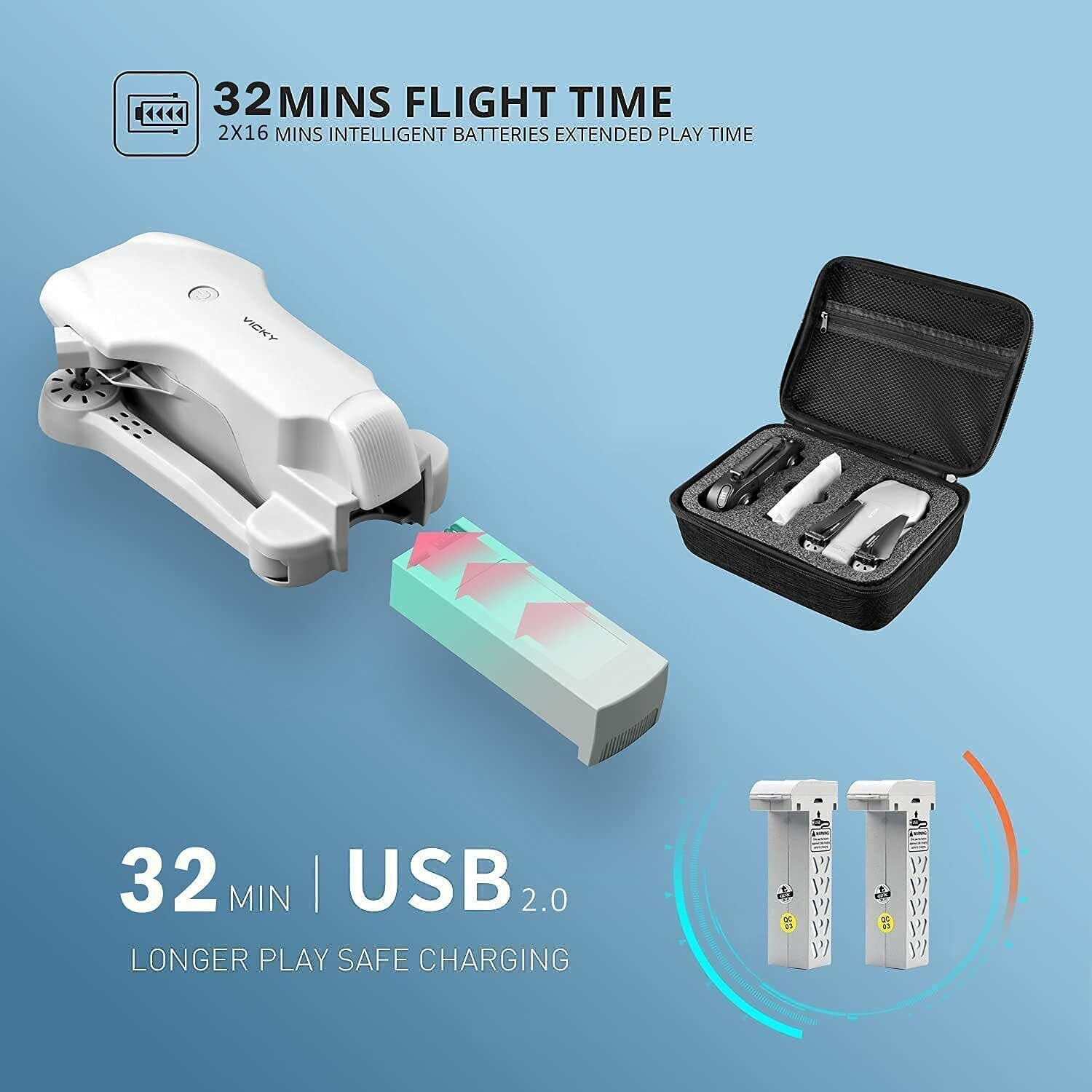 2022 Drone RC Drones Pro 4K HD Camera WIFI FPV Quadcopter Foldable Bag Gifts