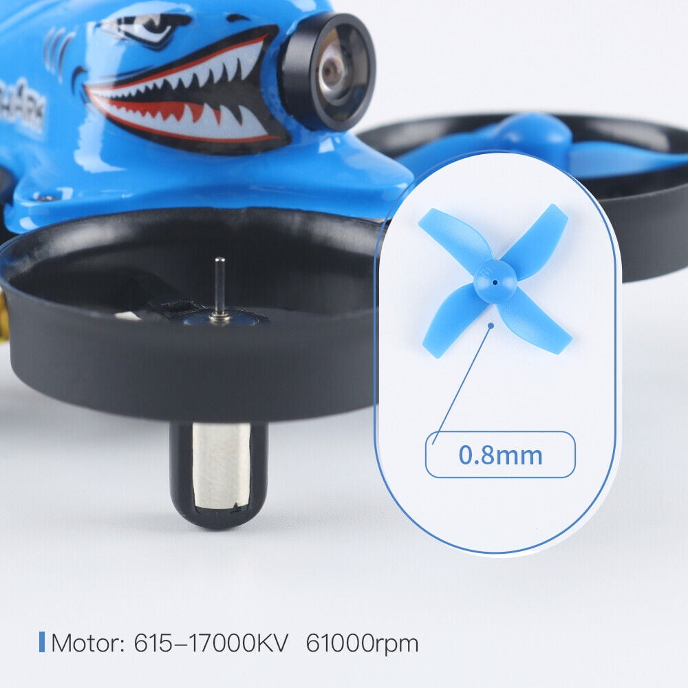 8Pcs RC Drone Propellers Two Set FPV Blades W/ Positive Negative Blades for Blue Shark Drone Propellers Replace Accessories, Blue