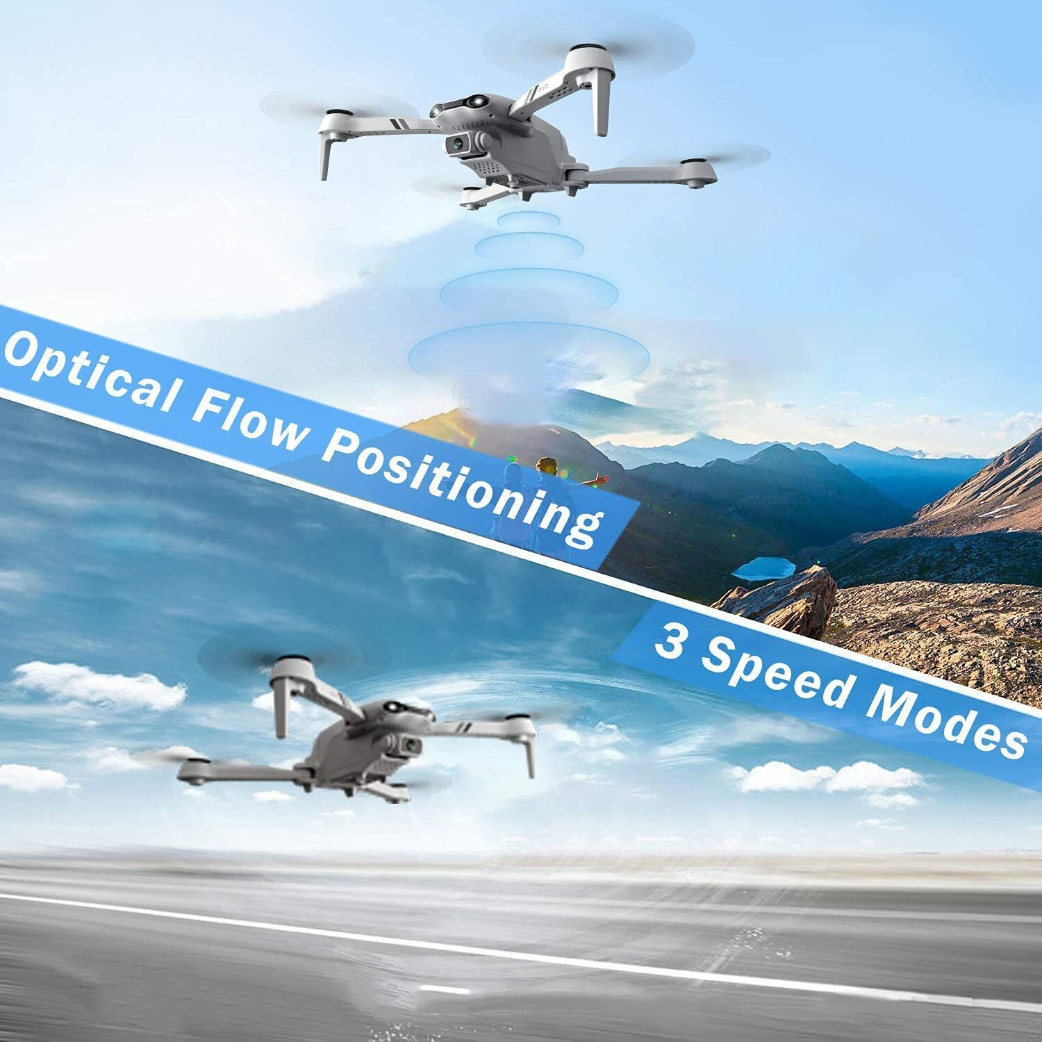 2022 Drone RC Drones Pro 4K HD Camera WIFI FPV Quadcopter Foldable Bag Gifts