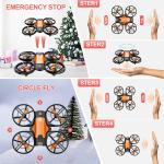 4DRC V8c Drone with 720P HD Camera, Orange