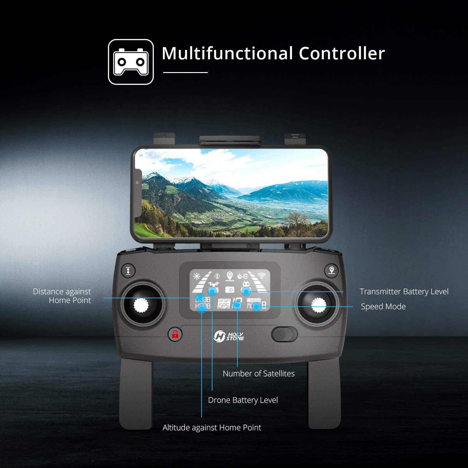 Holy Stone HS720 Foldable 4K GPS Quadcopter