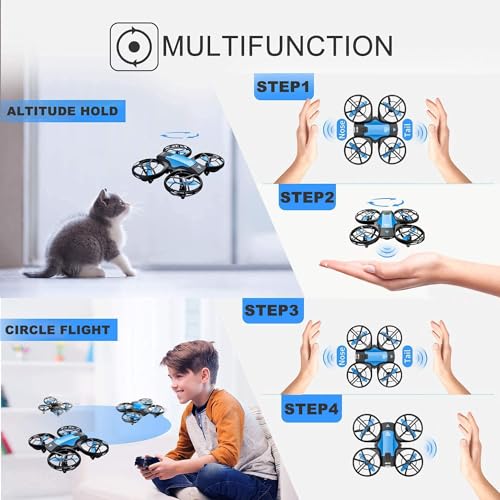 Mini Hand-Operated Kids Drone 3-battery Pack