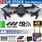 6K HD Foldable Dual Camera GPS Drone with 3 Batteries