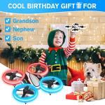 Mini Drone for Kids with LED Lights and 3 Batteries