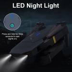 6K HD Foldable Dual Camera GPS Drone with 3 Batteries