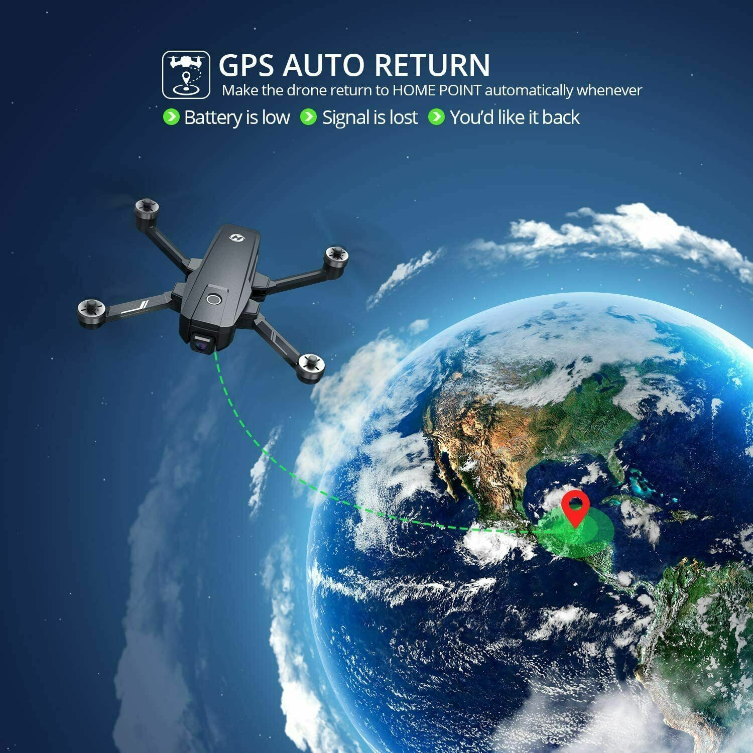 GPS FPV Brushless RC Drone with 4K Camera