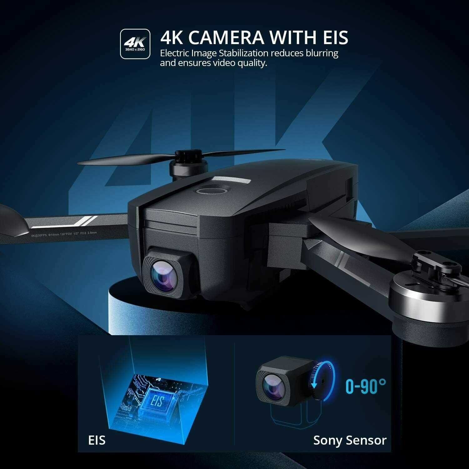 GPS FPV Brushless RC Drone with 4K Camera