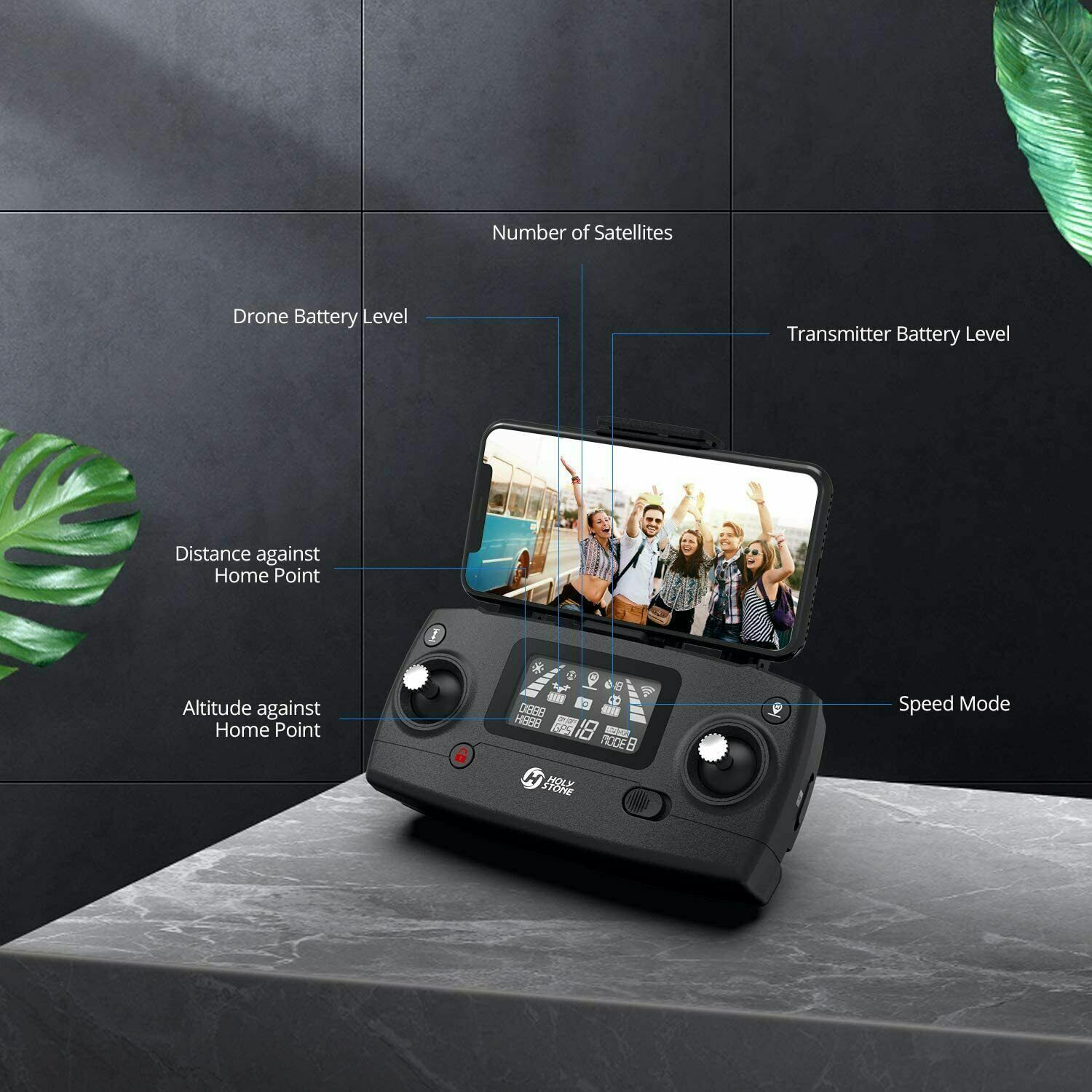 GPS FPV Brushless RC Drone with 4K Camera