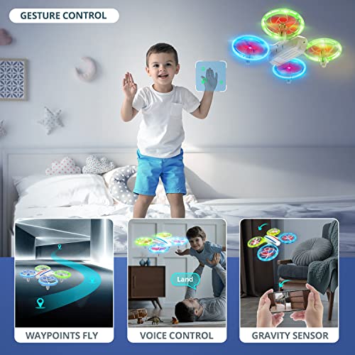 DEERC D23 Mini Quadcopter with Camera and LED Lights