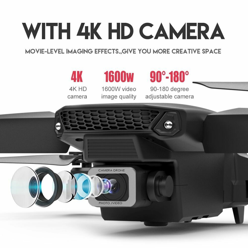Foldable X Pro Drone with 3 Batteries