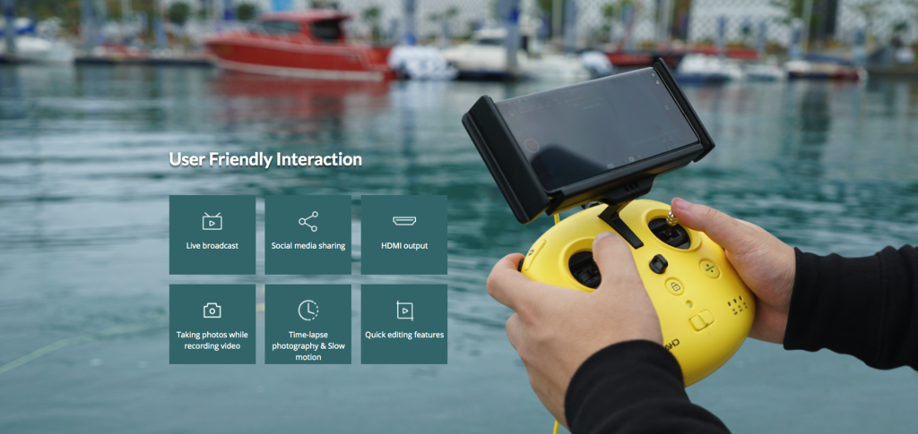 Professional Underwater Drone with 4K UHD Camera