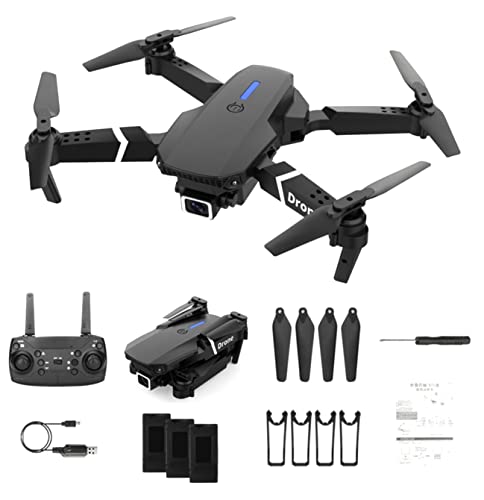 Upgraded Drone Camera for adults, Dual 1080P HD Camera, FPV Drone for kids, 3x Long Life Batteries, Foldable Mini Drone like DJI drone