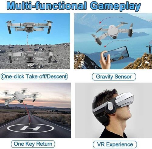 Foldable Quadcopter with 4K Dual Camera & WiFi
