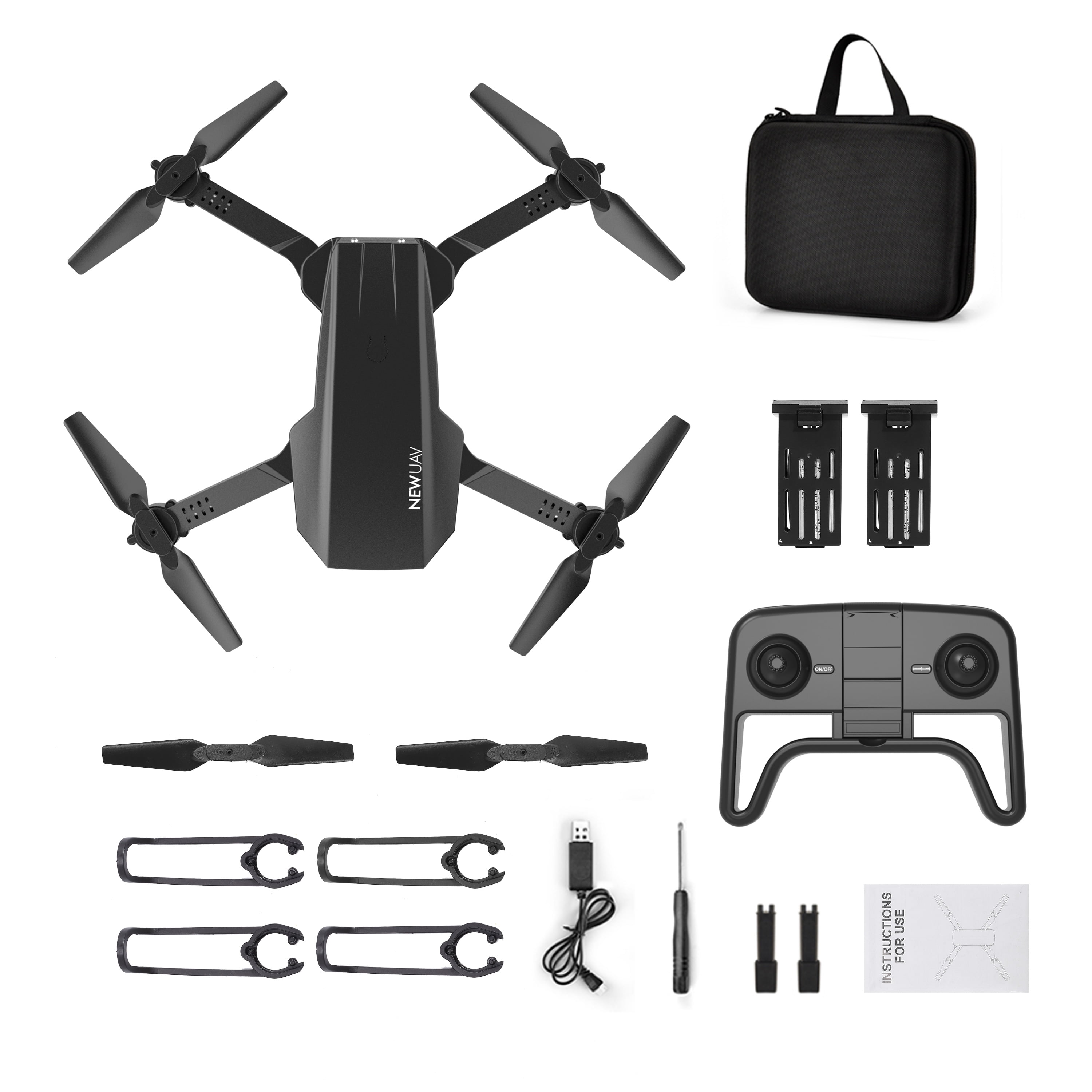 Foldable 4K Dual Camera Drone with Voice Control