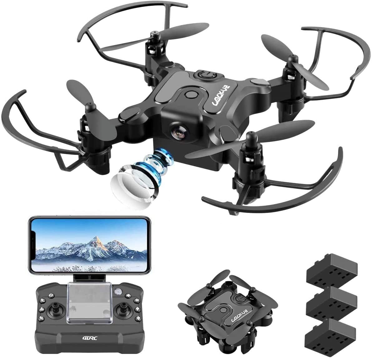 Mini Foldable FPV Drone with Camera