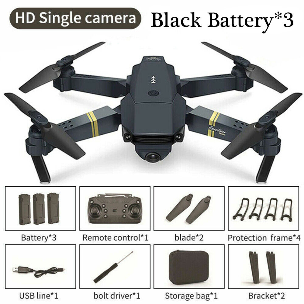 Foldable Drone X Pro with 3 Batteries