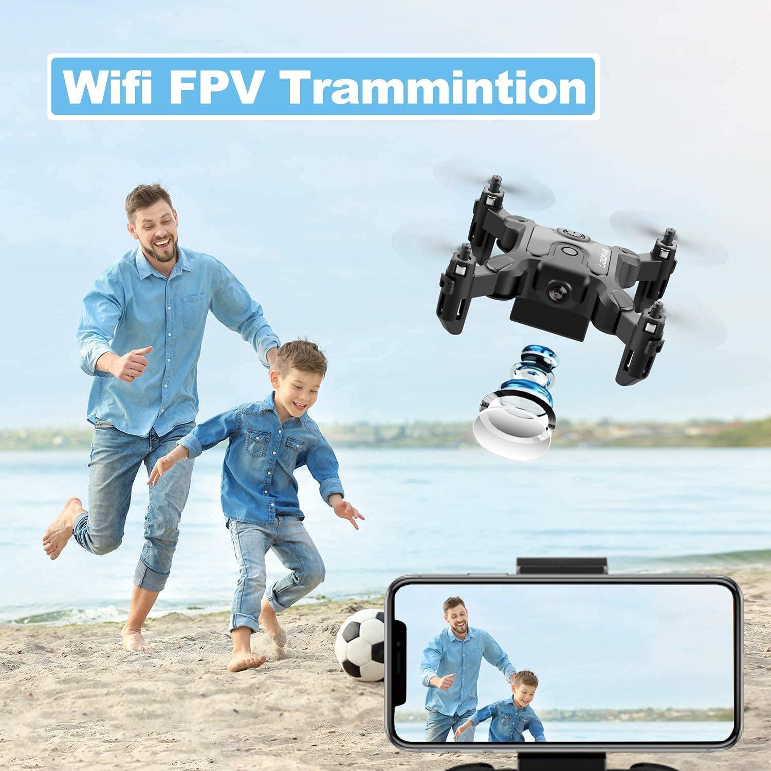 Mini Foldable FPV Drone with Camera