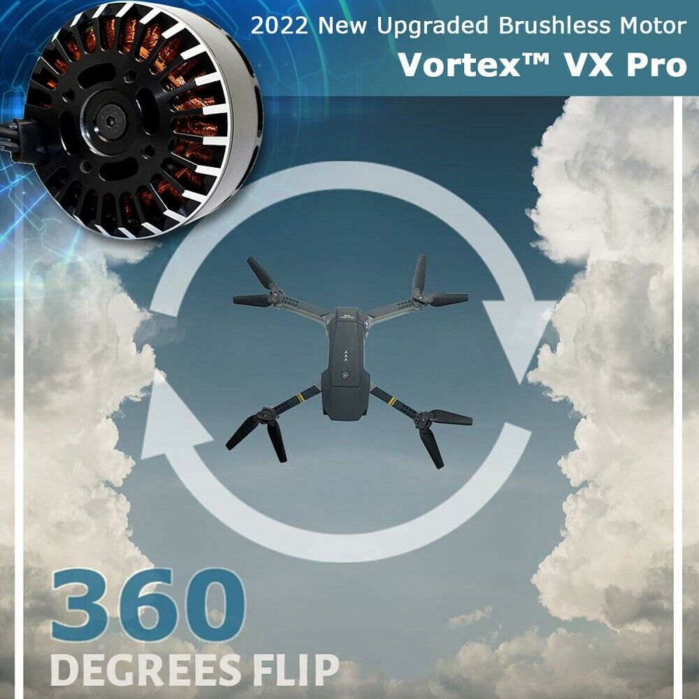 Foldable Drone X Pro with 3 Batteries