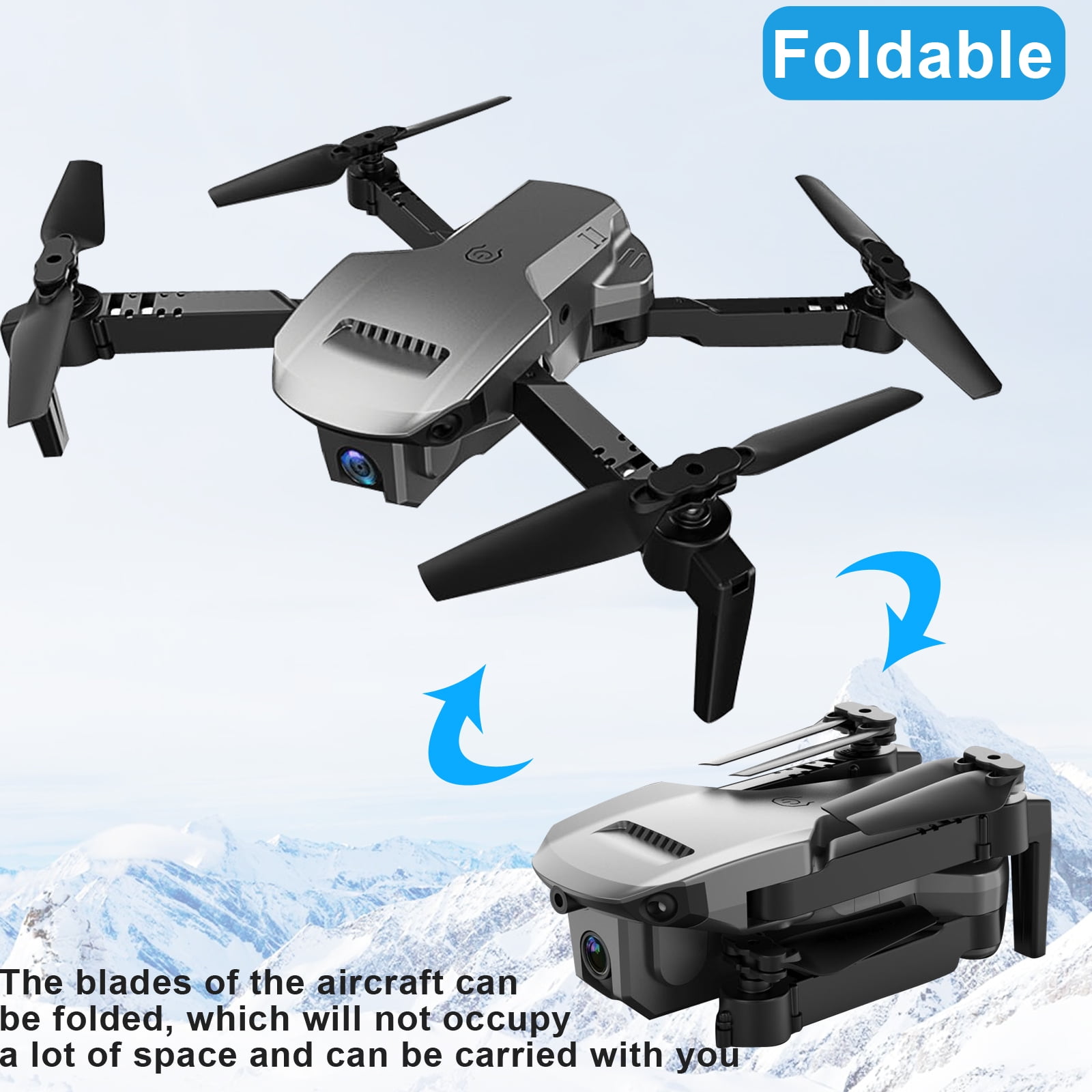 Foldable Drone with Dual 4K Camera