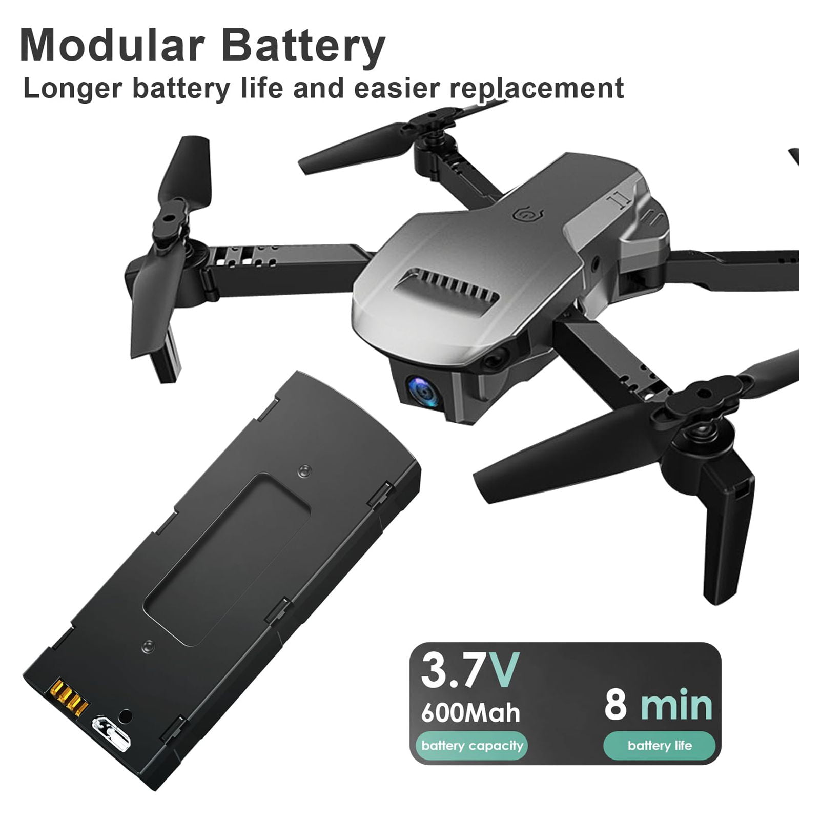 Foldable Drone with Dual 4K Camera