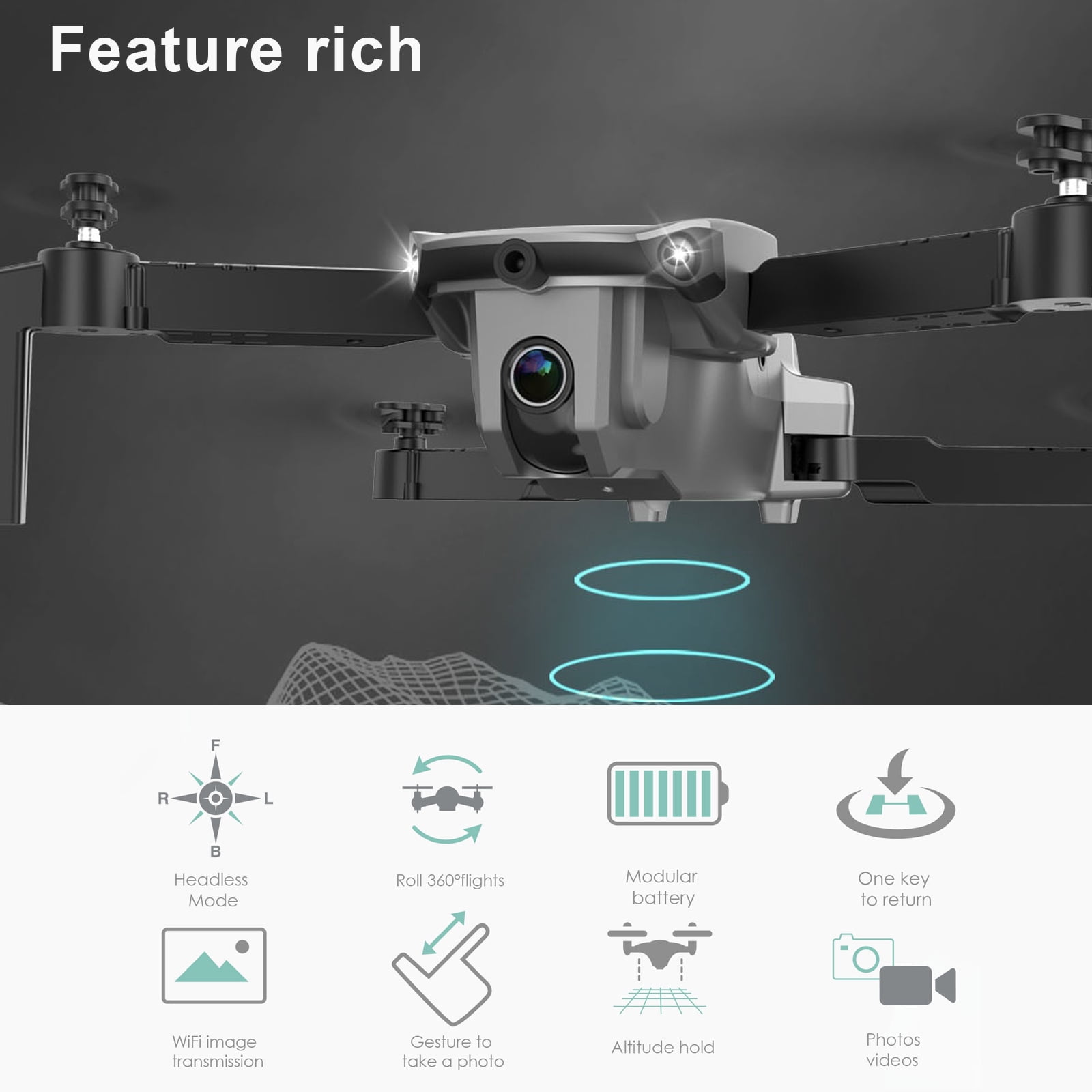 Foldable Drone with Dual 4K Camera