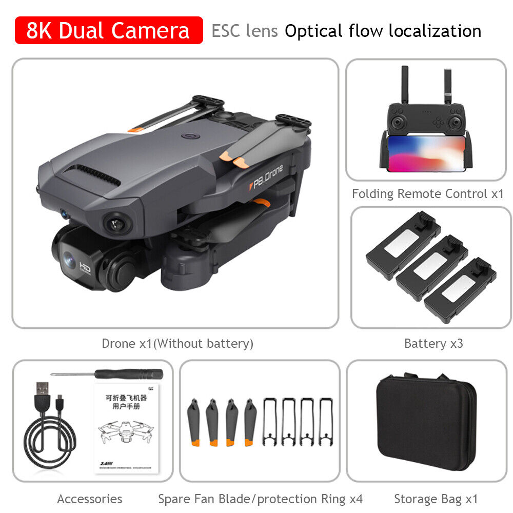4K Beginner Drone with HD Dual Camera
